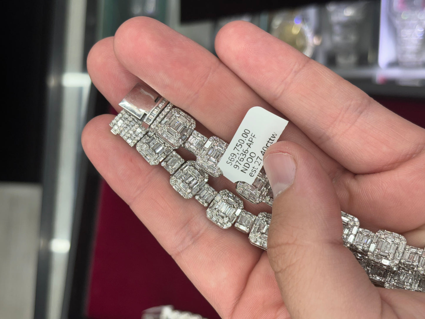 Cluster Diamond Chain