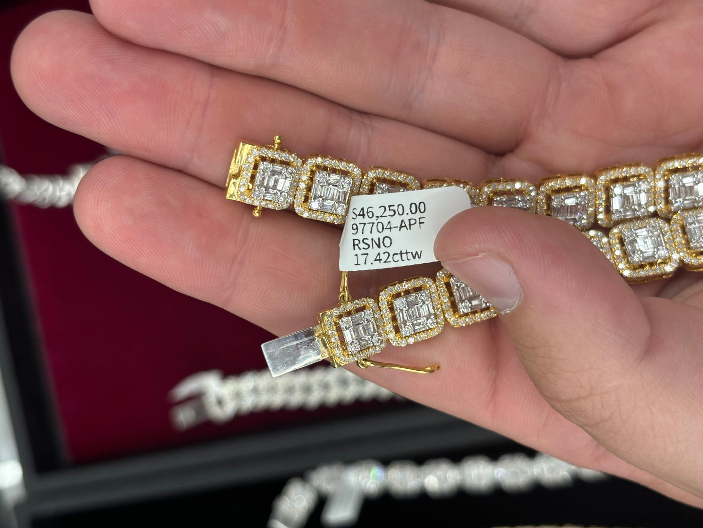 10mm Diamond Cluster Chain