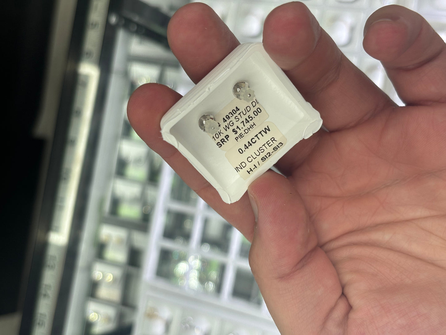 Round Cluster Earrings