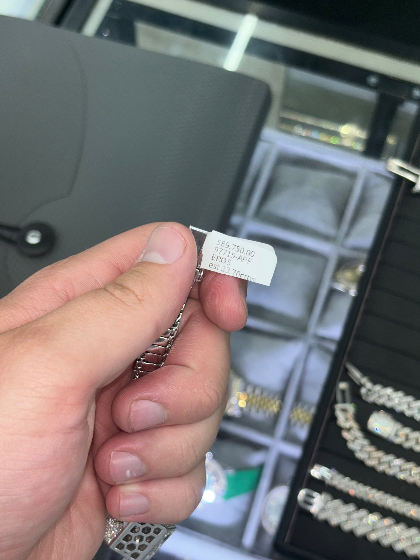 Custom Dice and Emerald Diamond Bracelet