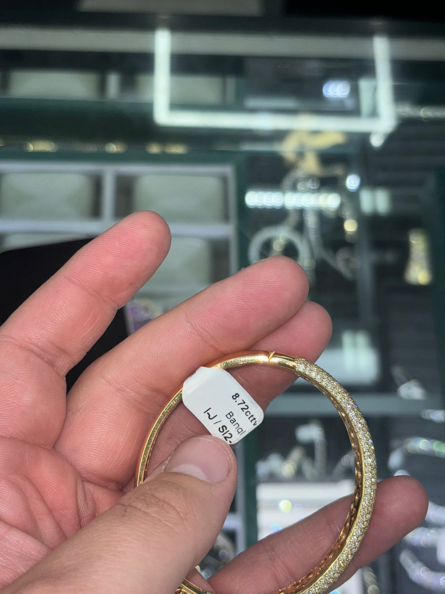 Diamond Bangle Bracelet