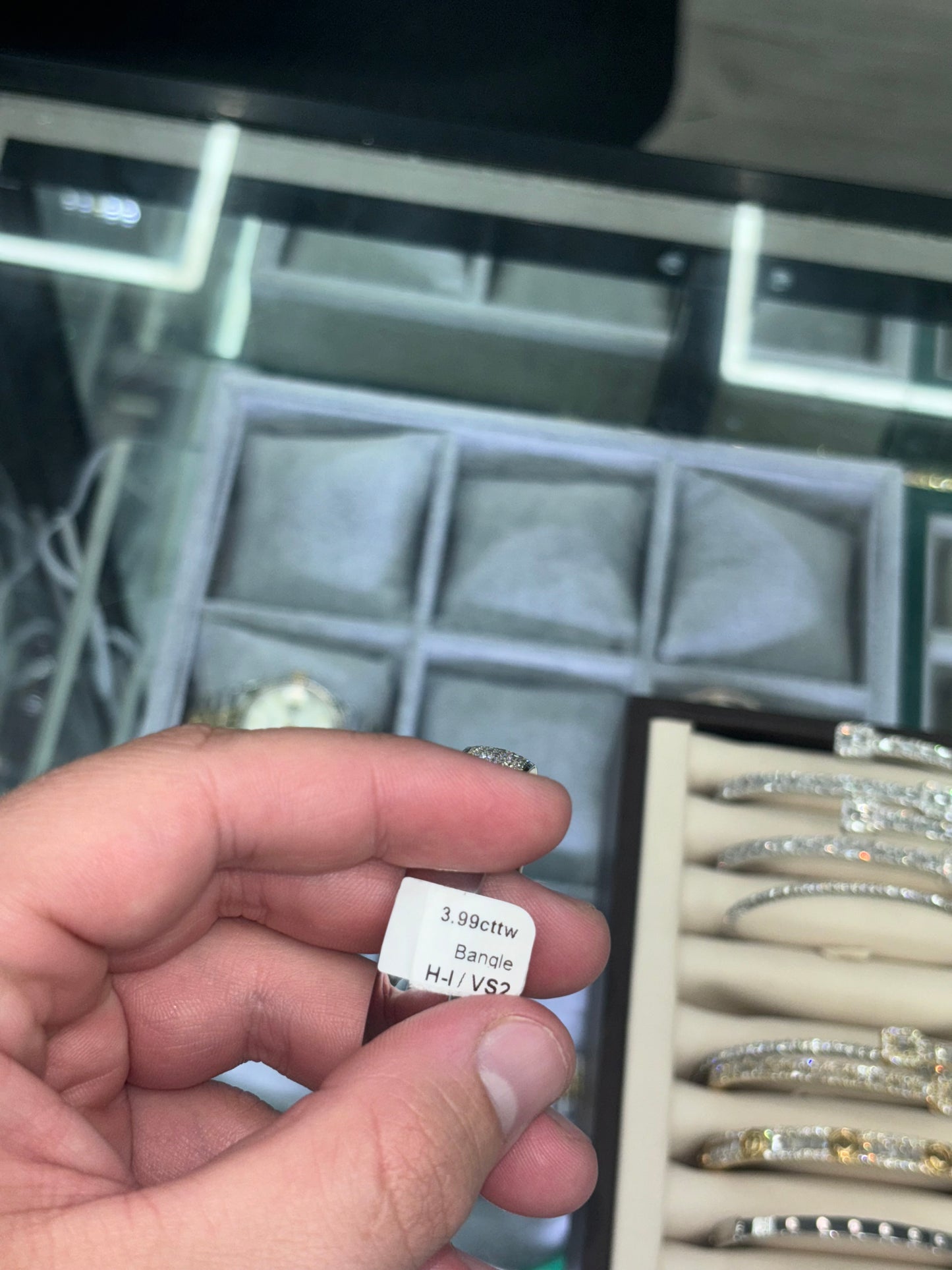 Diamond Bangle Bracelet