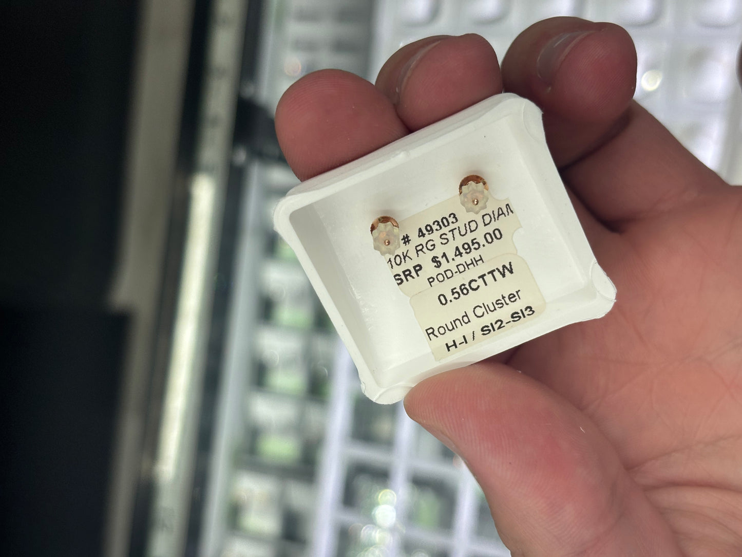 Round Cluster Earrings