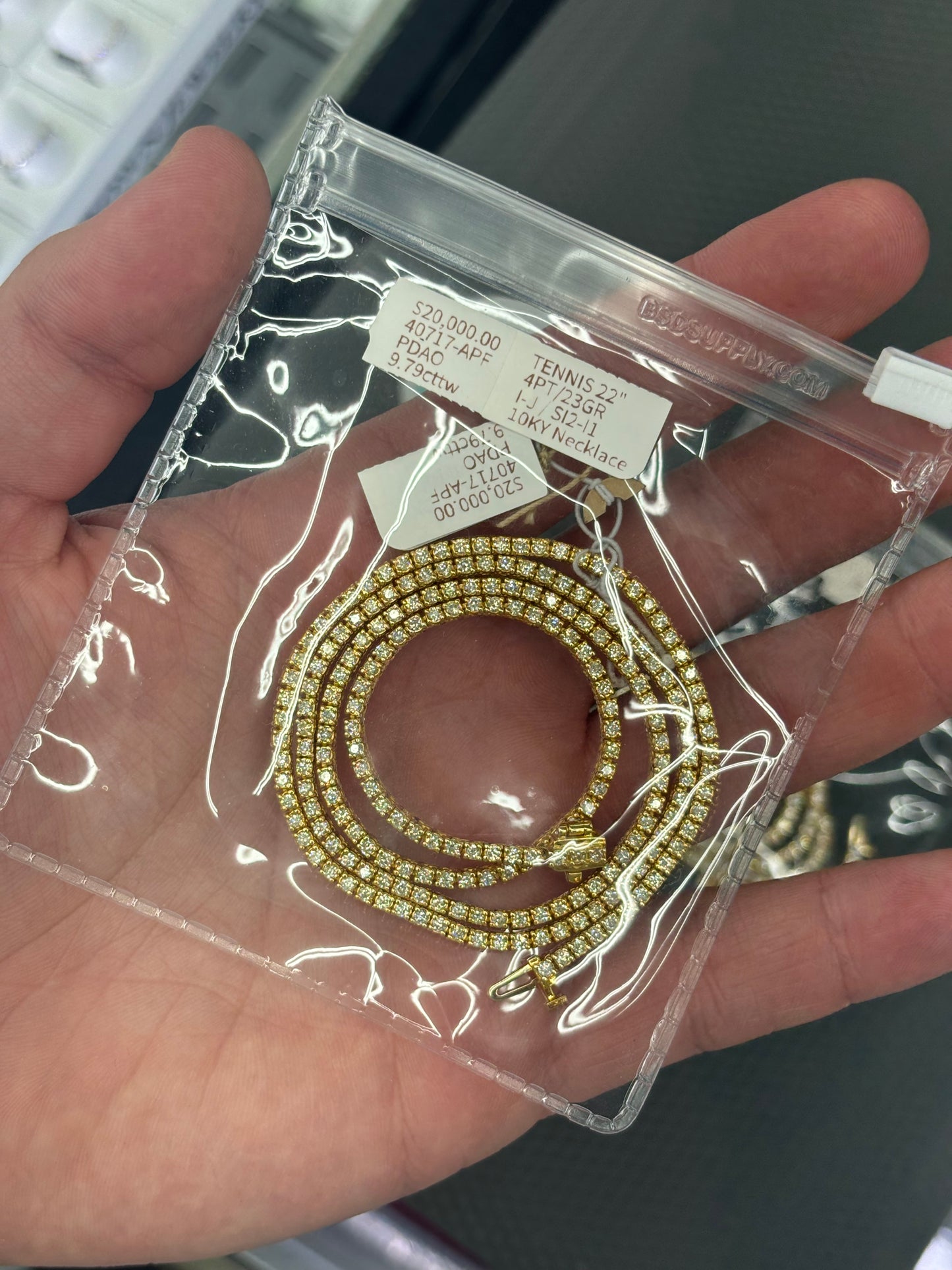 4 Pointer Tennis Chain