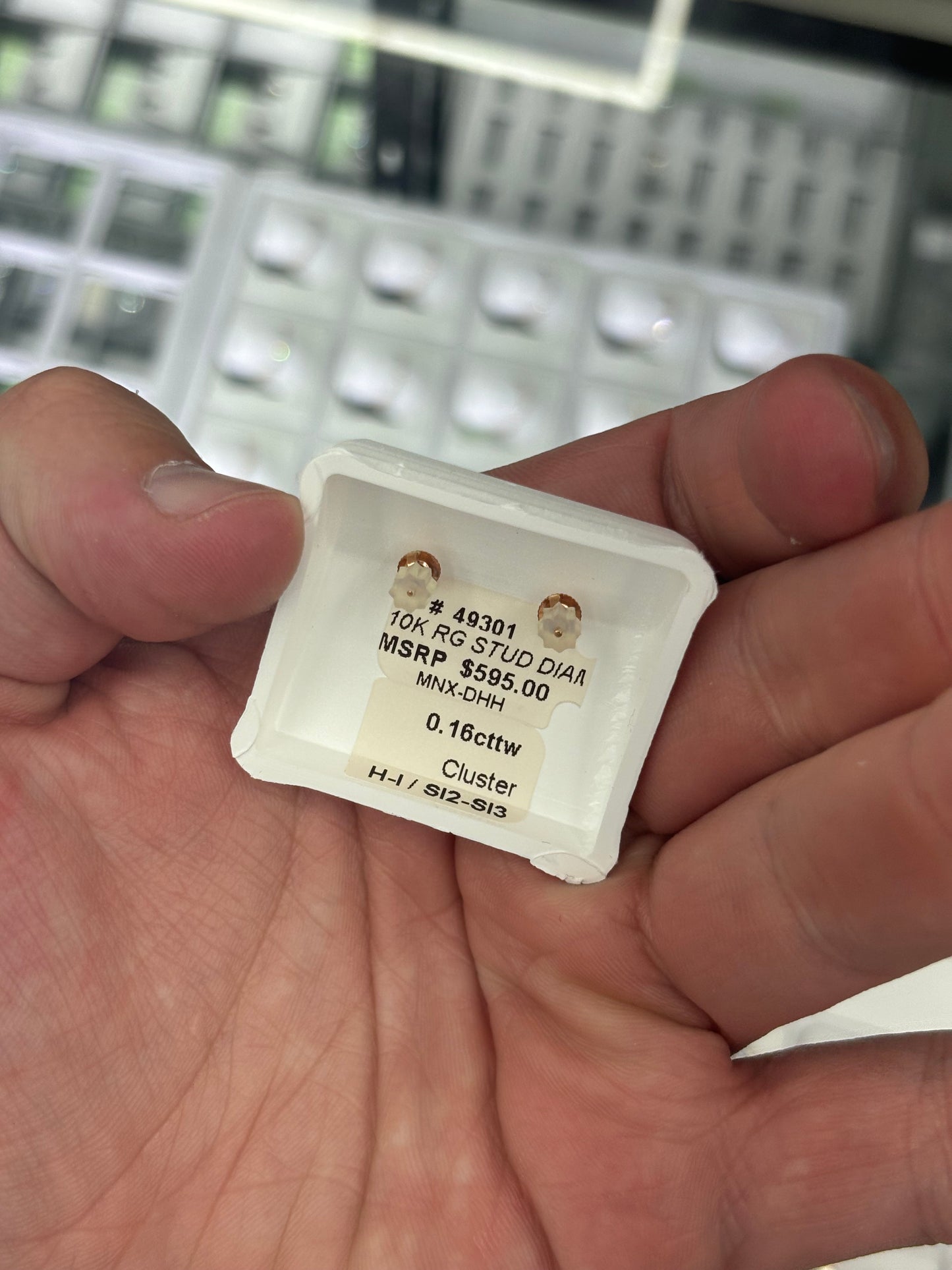 Emerald Cluster Earrings