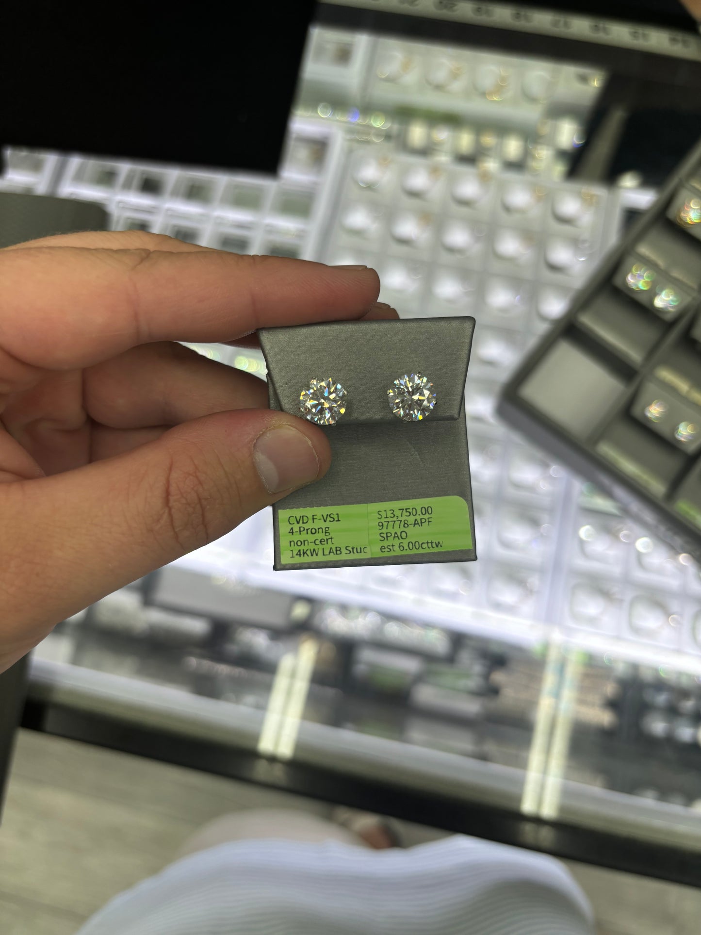 6 Carat Earrings