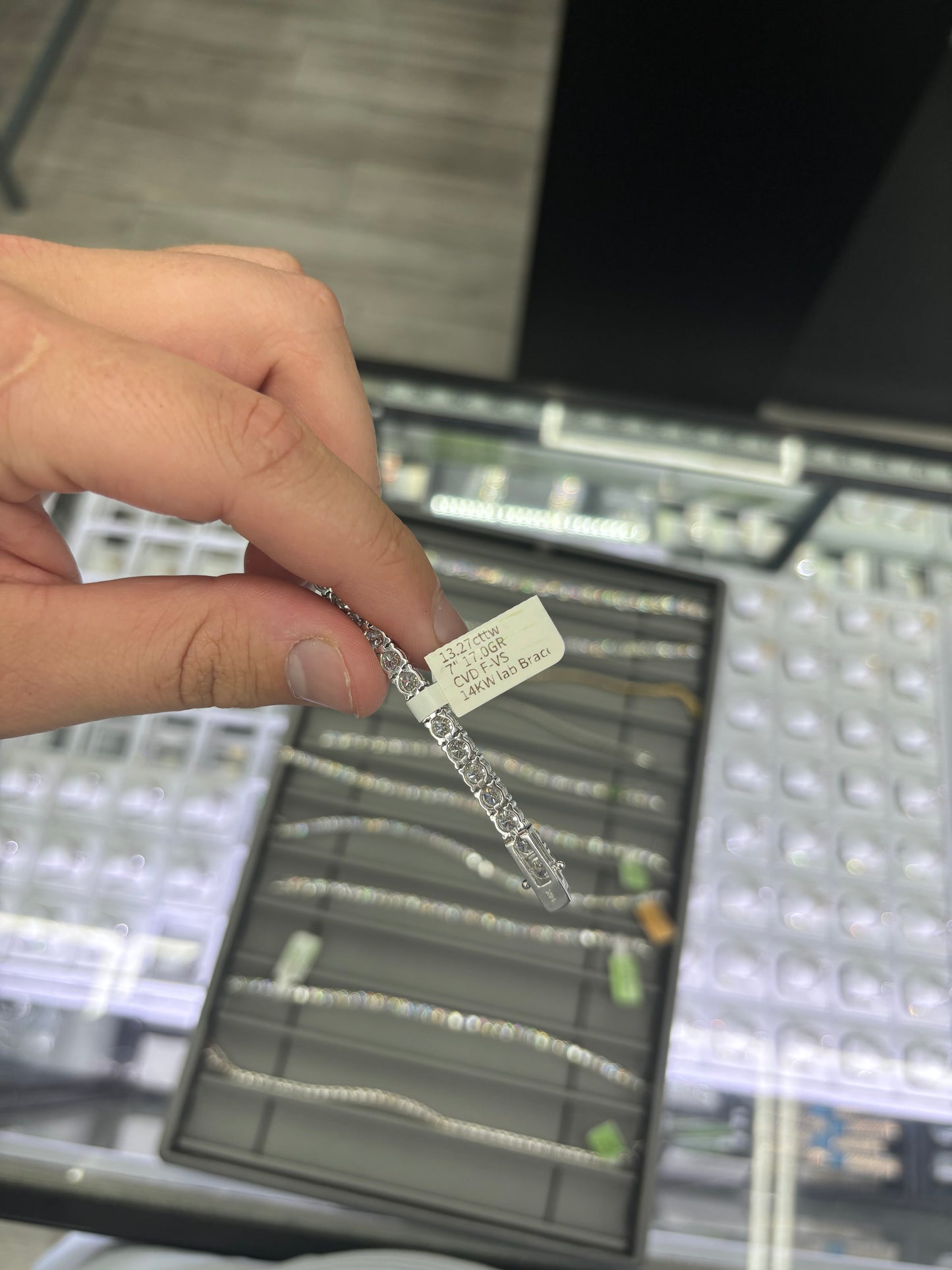 13.27 Carat Tennis Bracelet