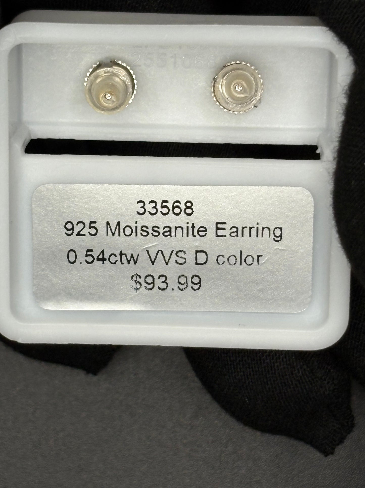 Round Baguette Cluster Earrings