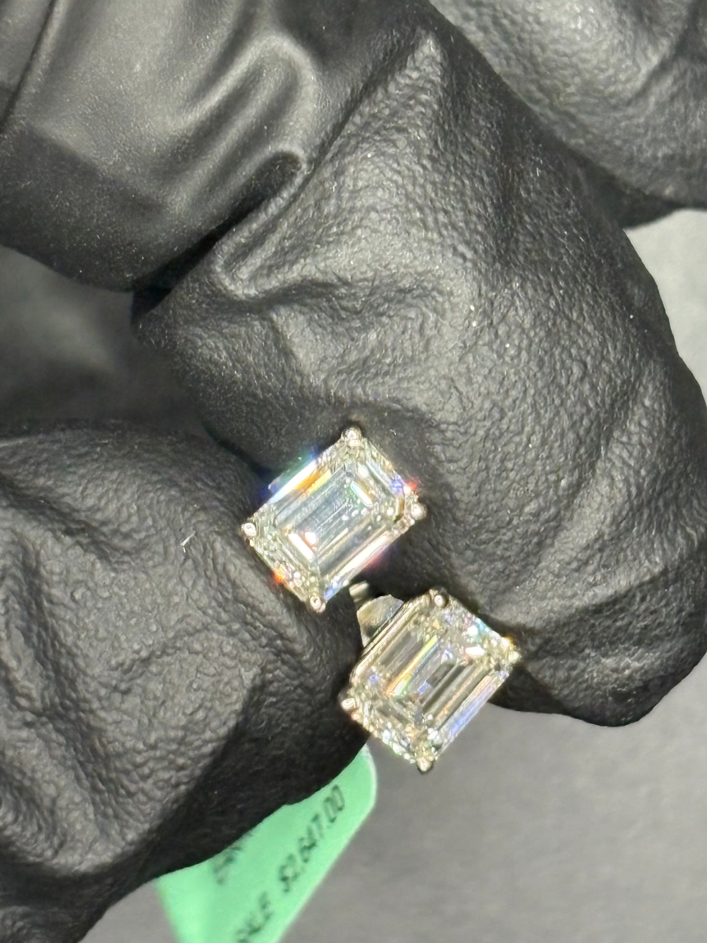 Emerald Cut Lab Grown Studs