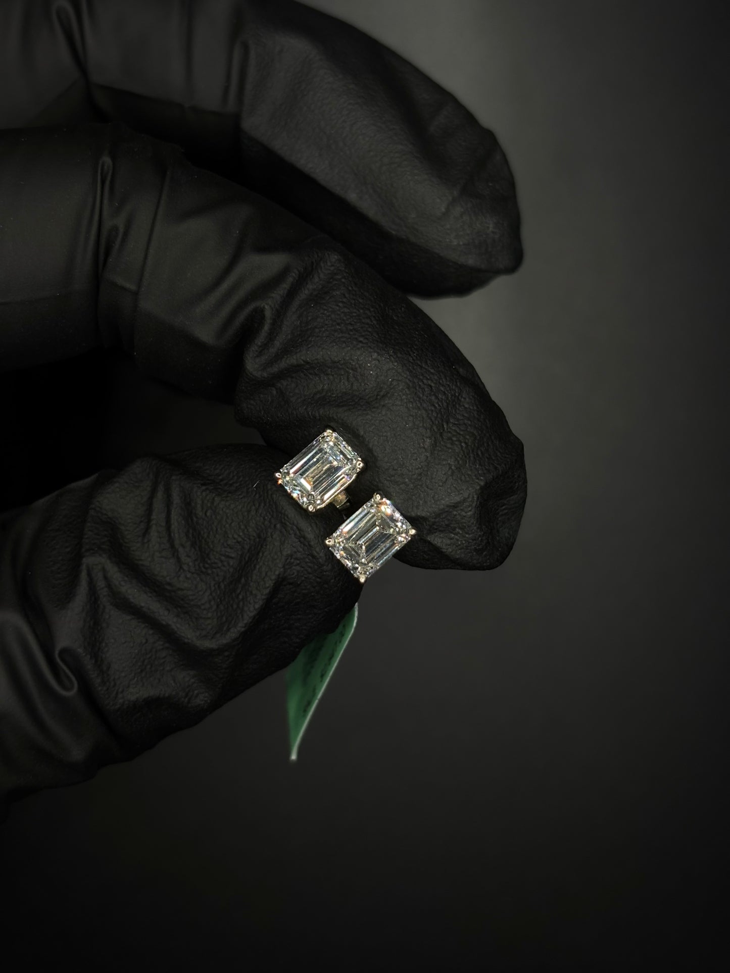 Emerald Cut Lab Grown Studs