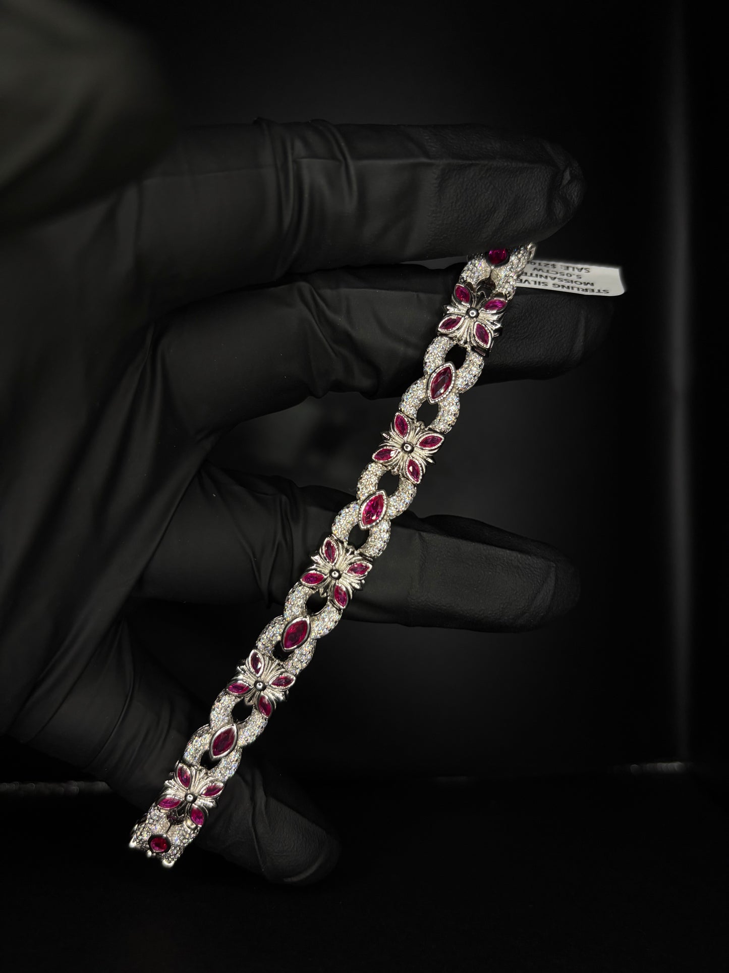 Chrome Style Gemstone Bracelet