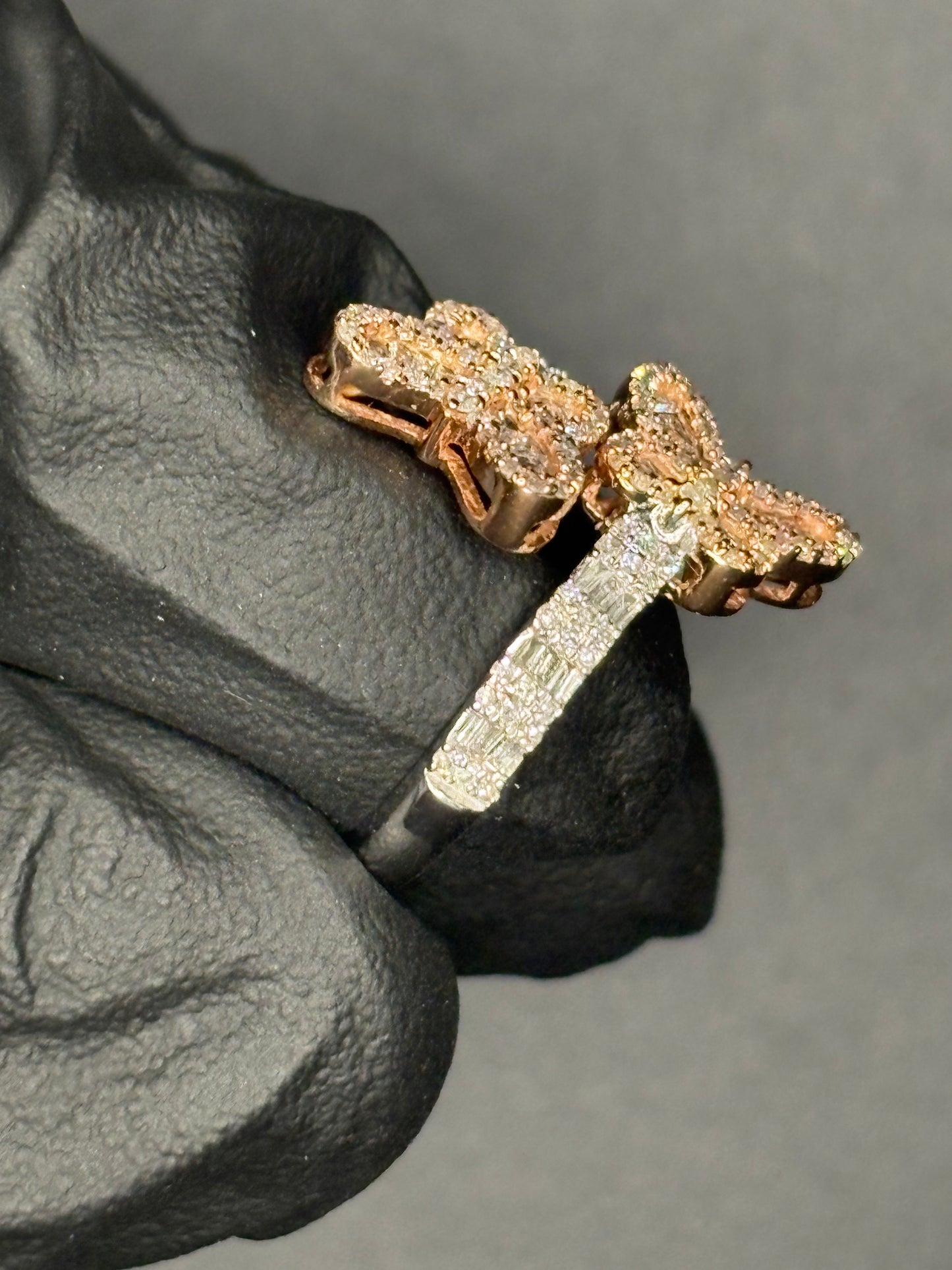 2 Tone Butterfly Ring