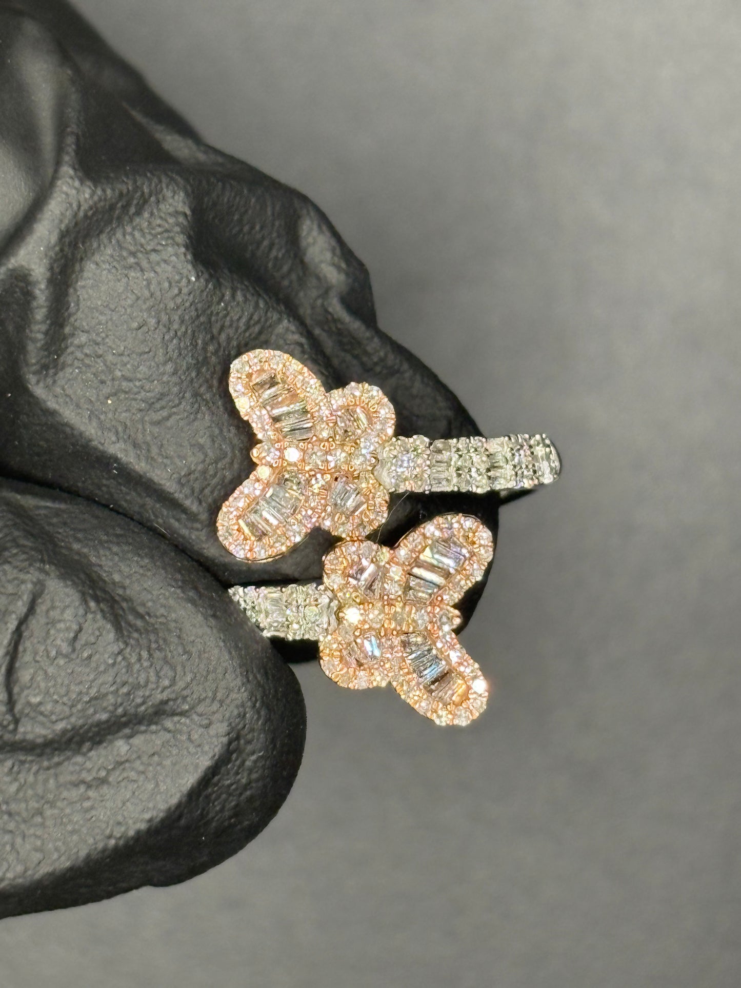 2 Tone Butterfly Ring