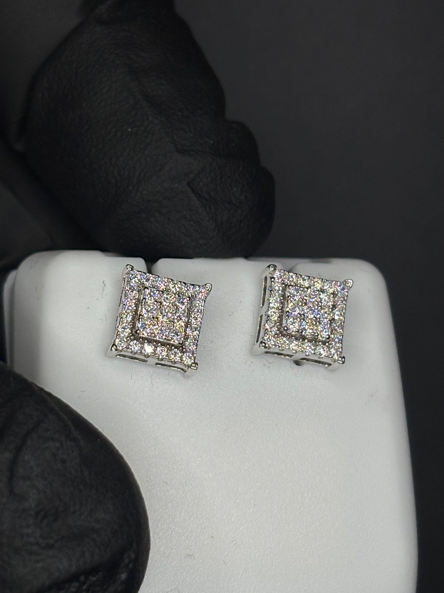2 Layer Square Earrings
