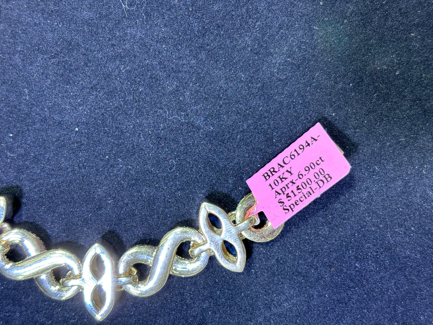 Diamond Clover Gemstone Bracelet