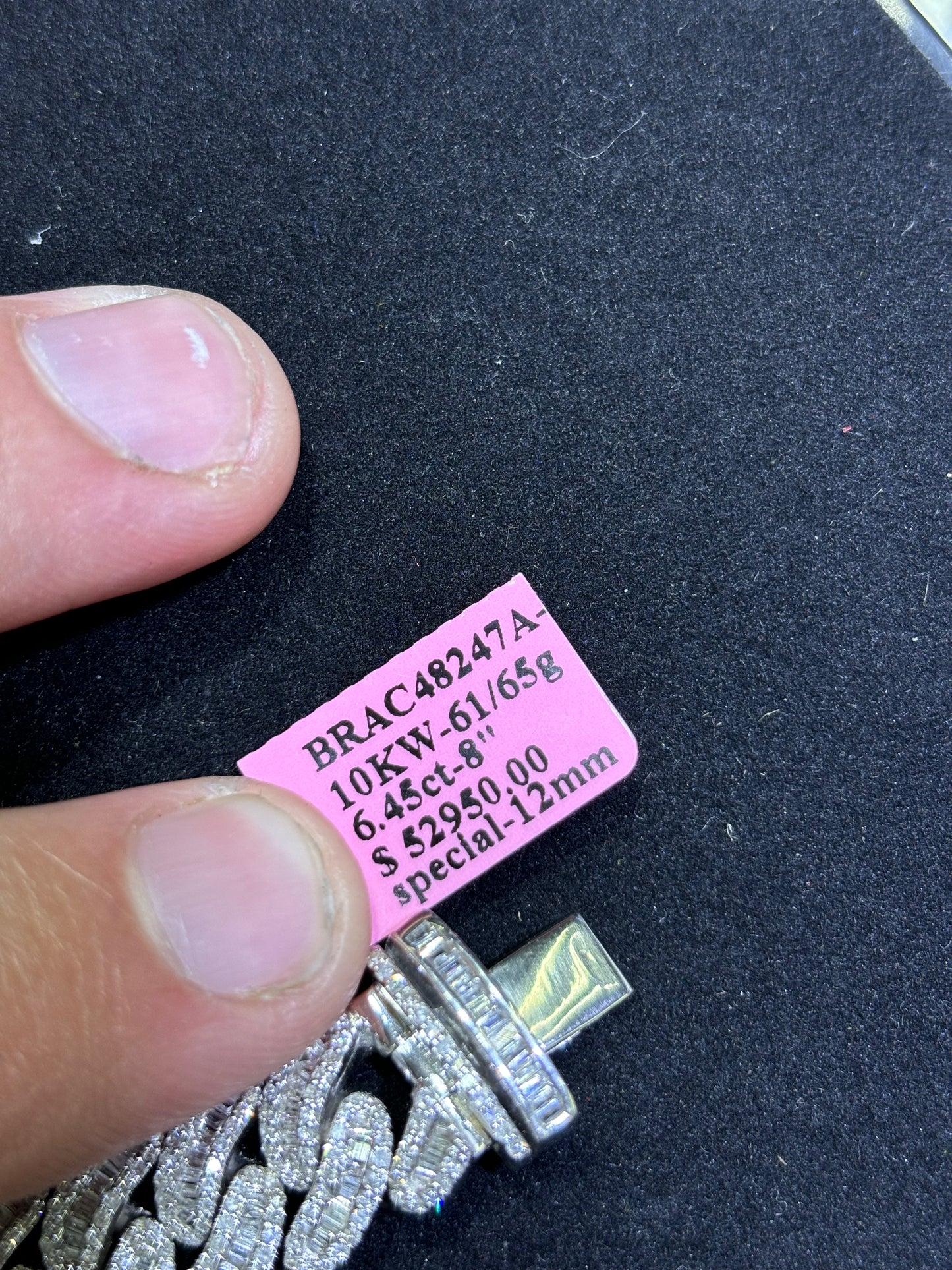 Baguette Cuban Link Bracelet