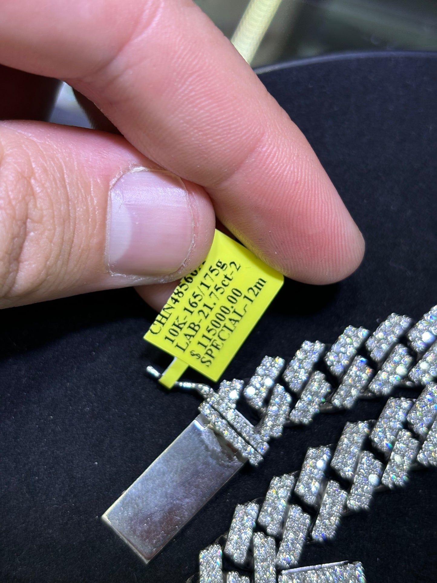 Lab Grown Diamond Cuban Link 12 MM