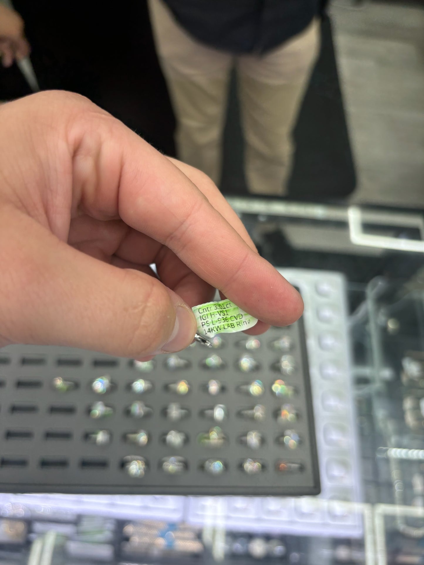 3.50 Carat Lab Grown Diamond Ring