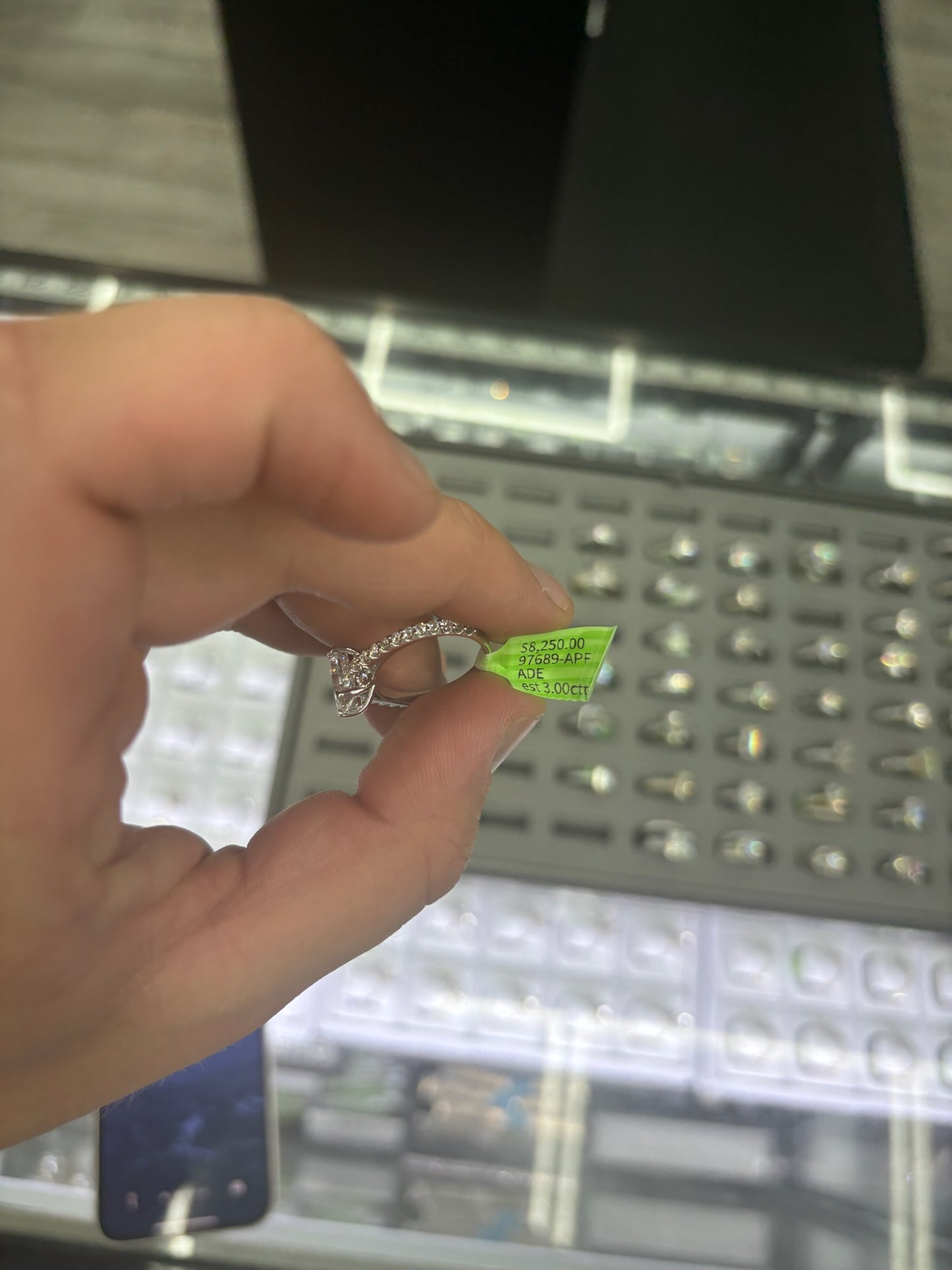 3.00 Carat Lab Grown Diamond Ring