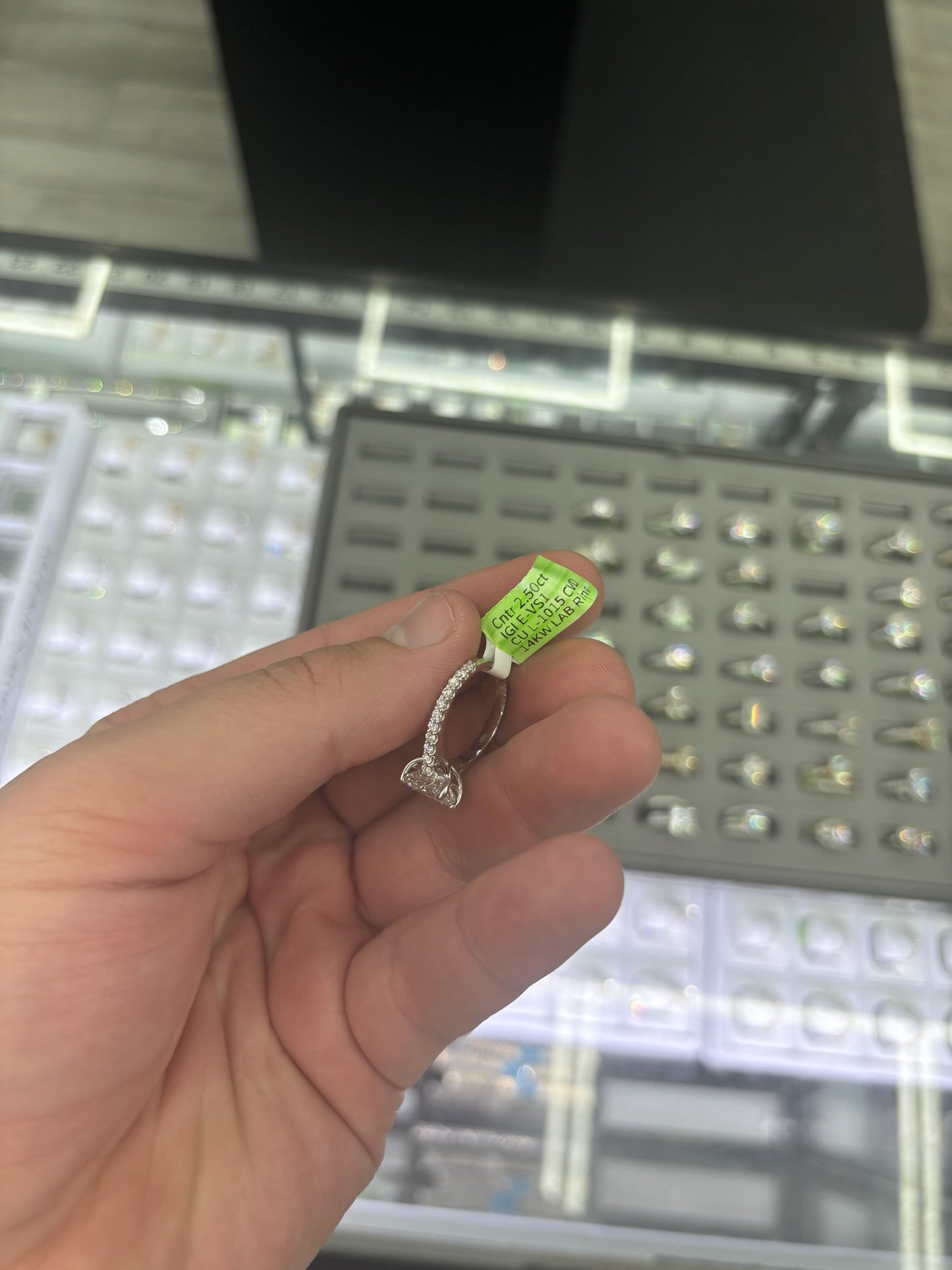 3.00 Carat Lab Grown Diamond Ring