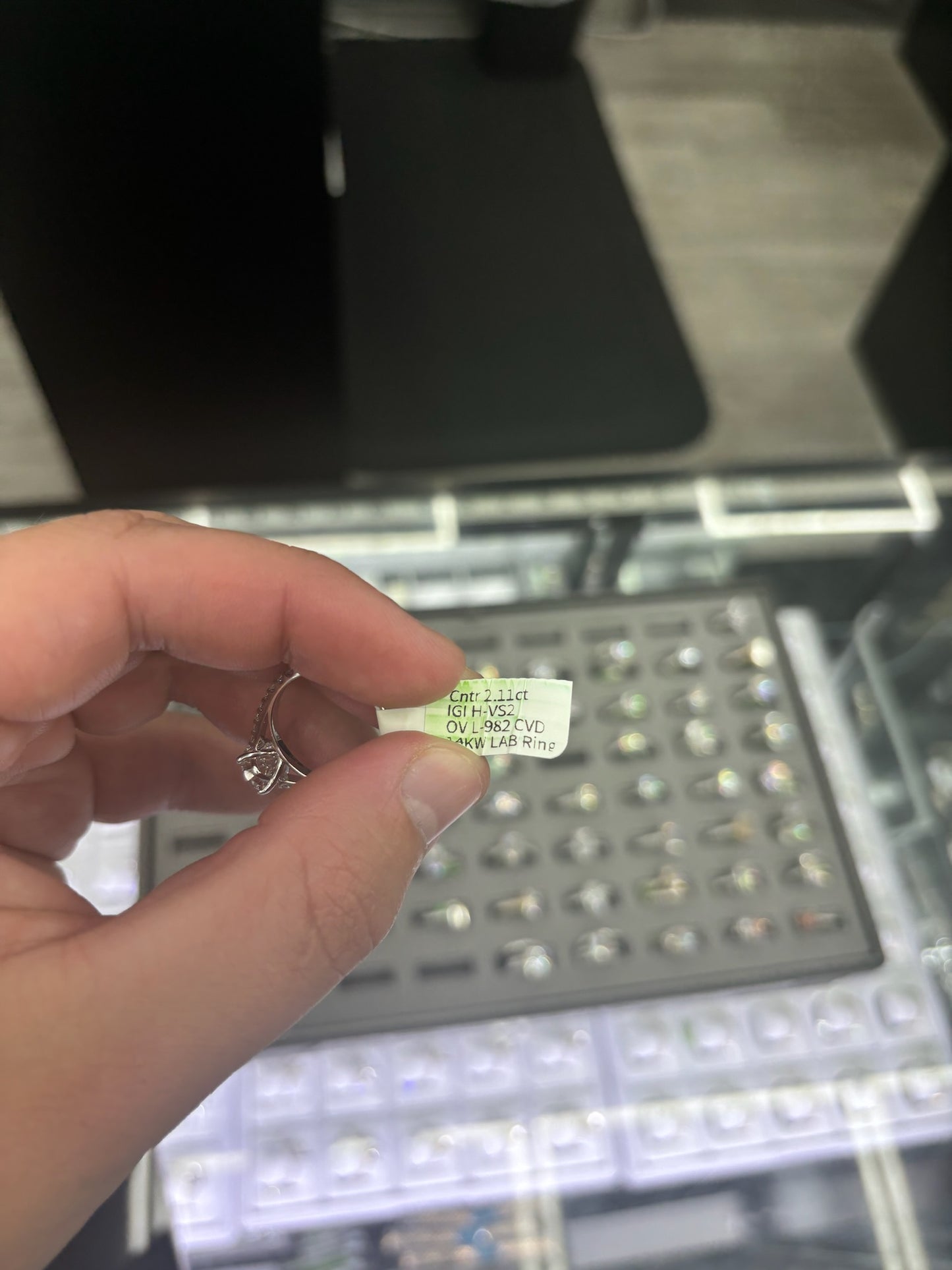 2.50 Carat Lab Grown Diamond Ring