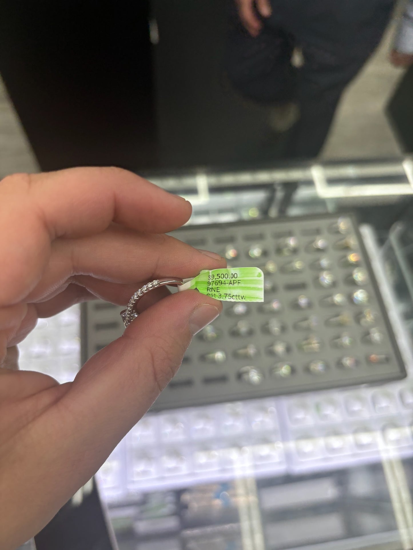 3.75 Carat Lab Grown Diamond Ring