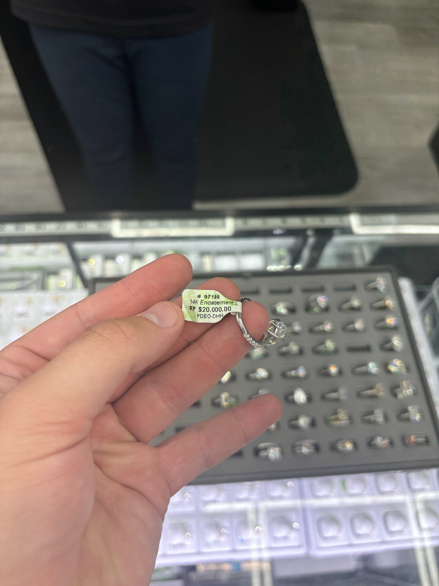 5.02 Carat Lab Grown Diamond Ring