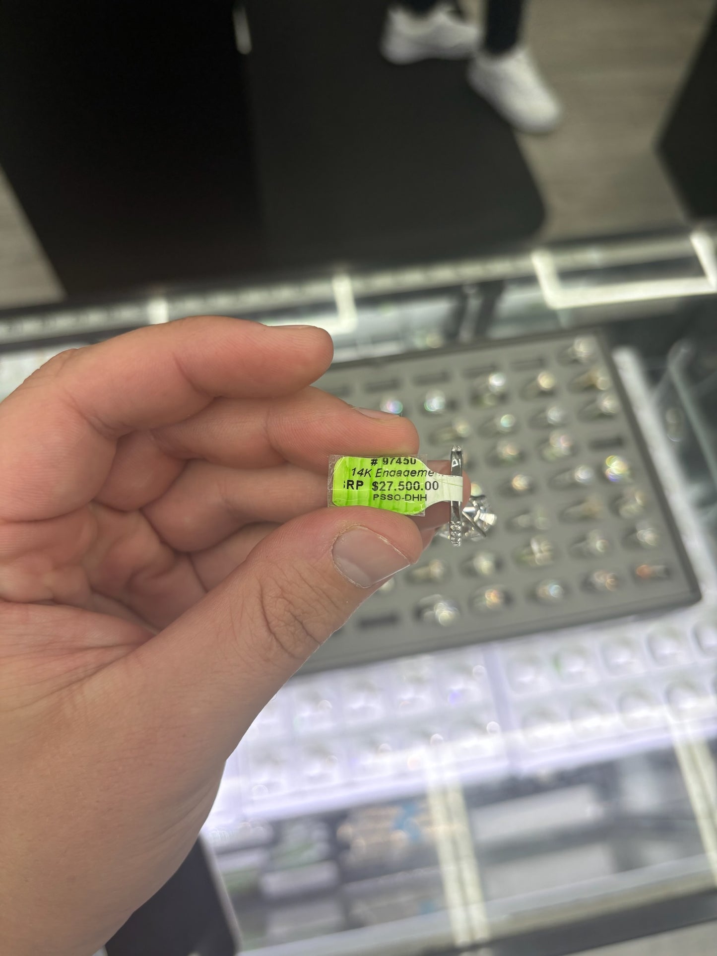 7.50 Carat Lab Grown Diamond Ring