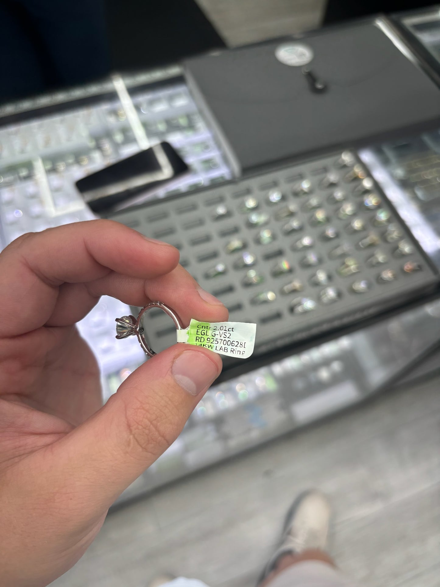 3.00 Carat Lab Grown Diamond Ring