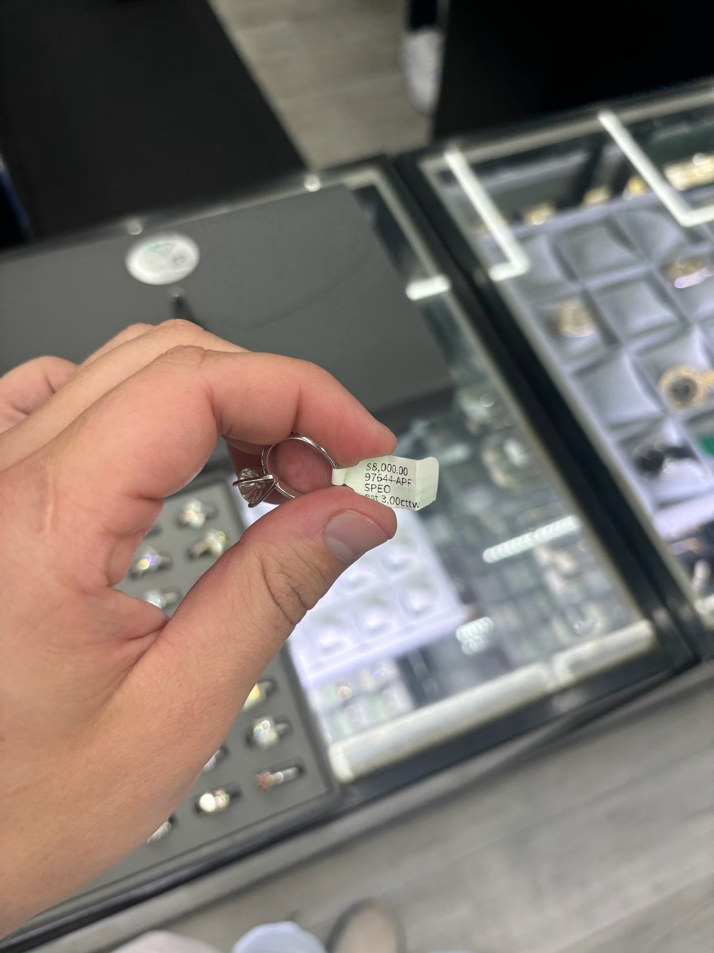 3.00 Carat Lab Grown Diamond Ring