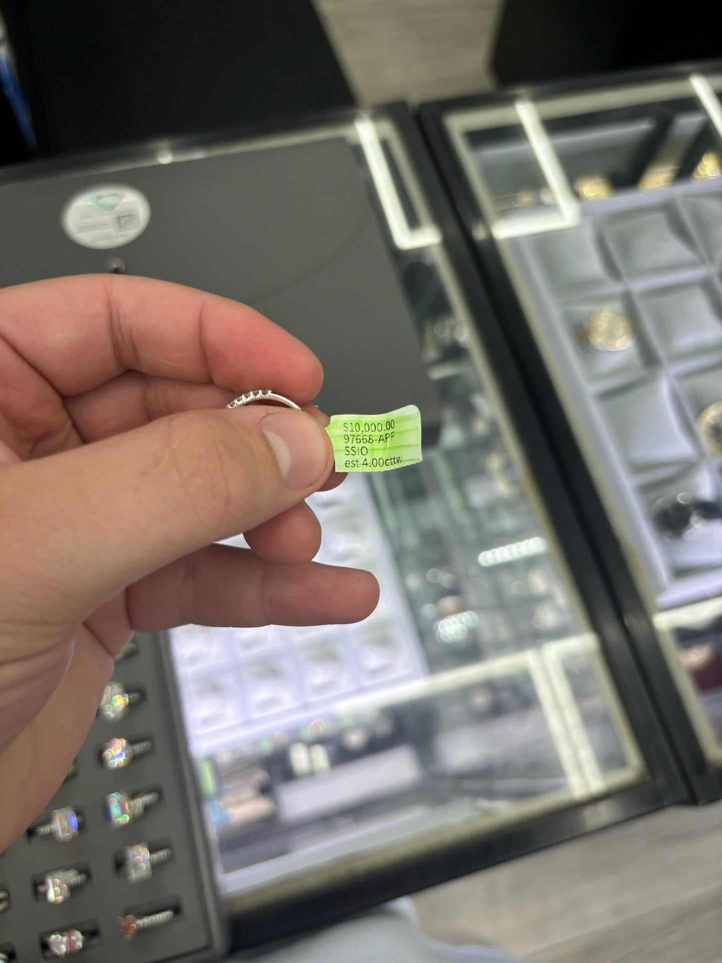 4.00 Carat Lab Grown Diamond Ring