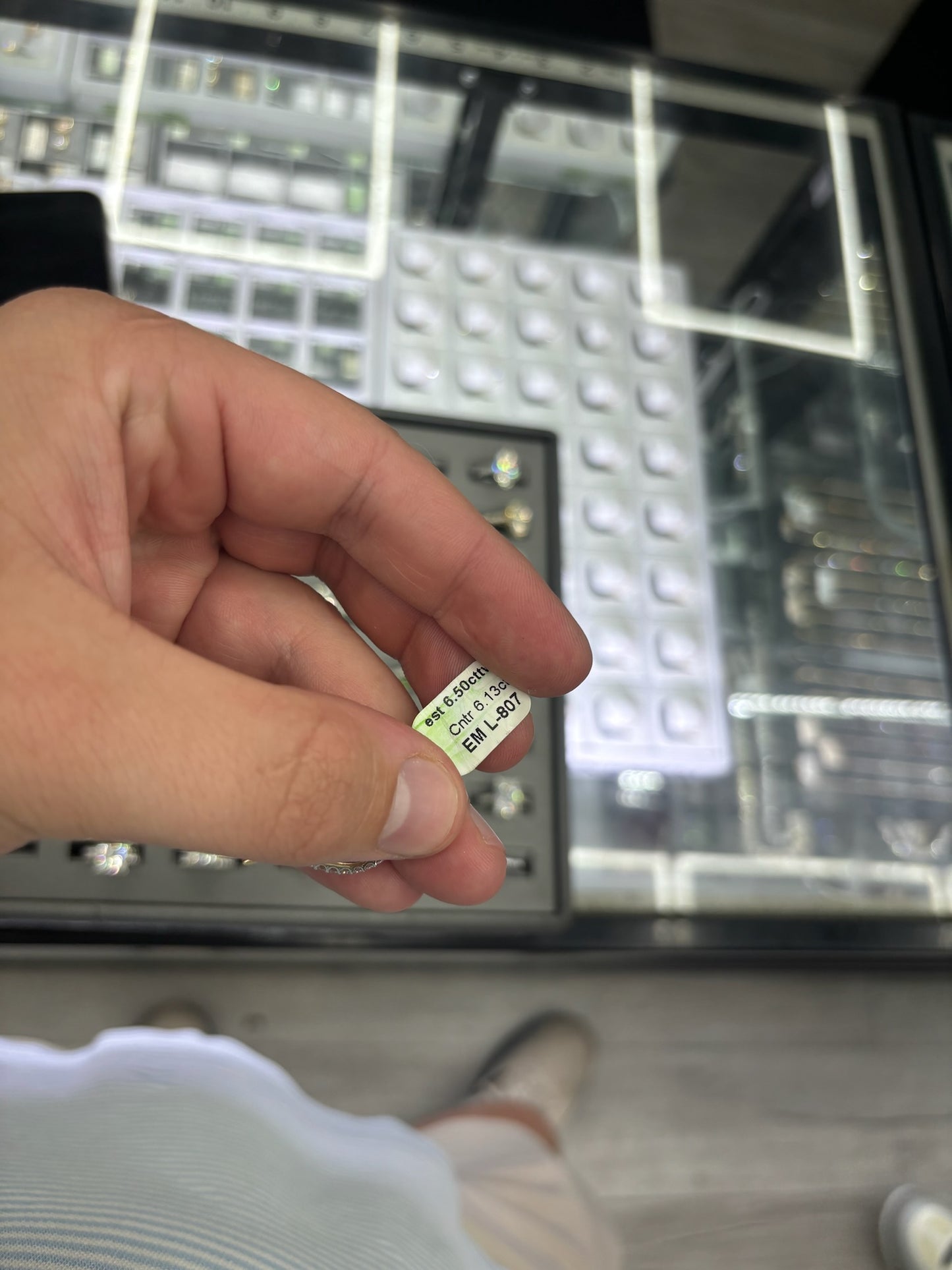 6.50 Carat Lab Grown Diamond Ring