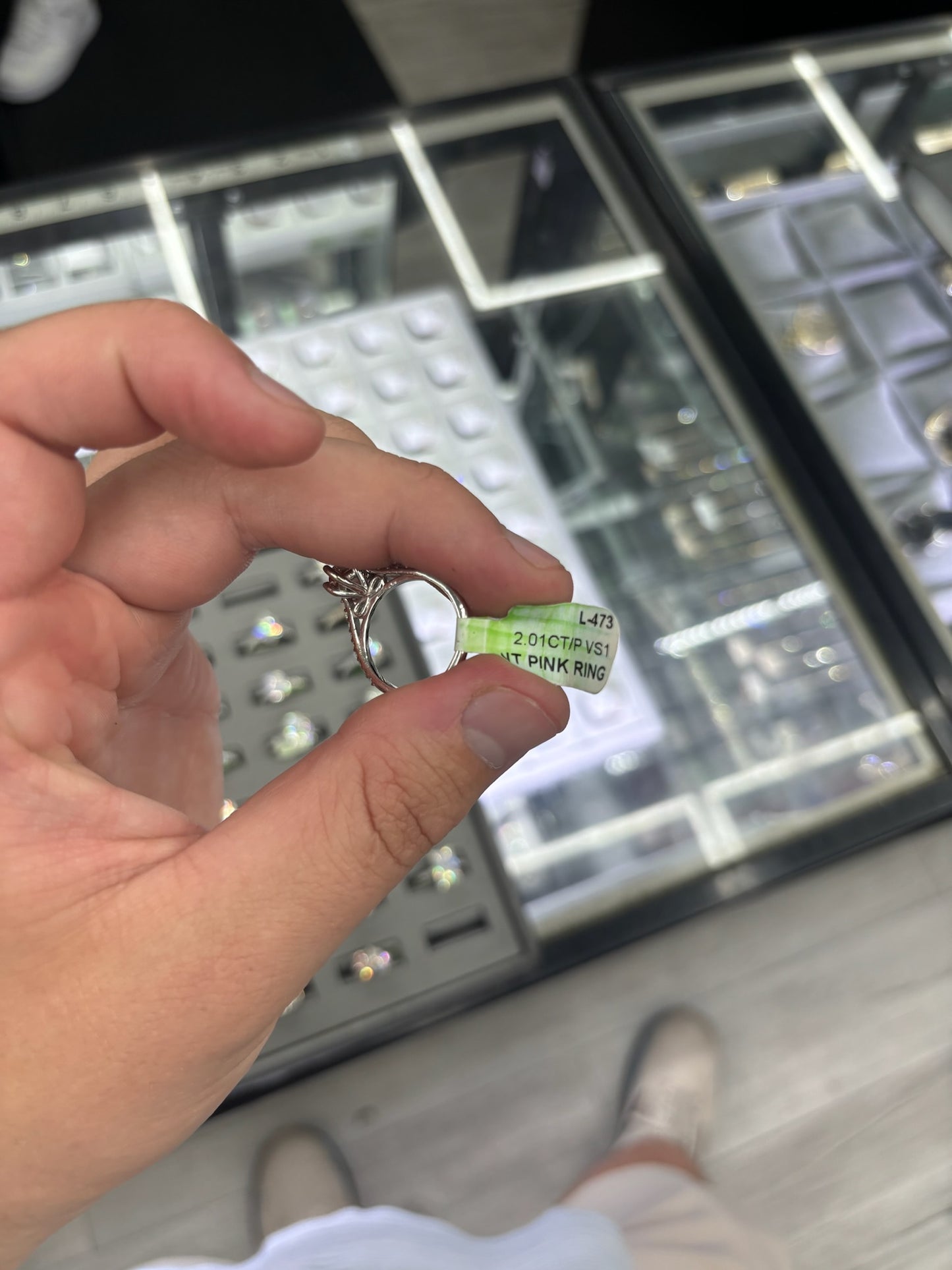 2.01 Carat Lab Grown Diamond Ring