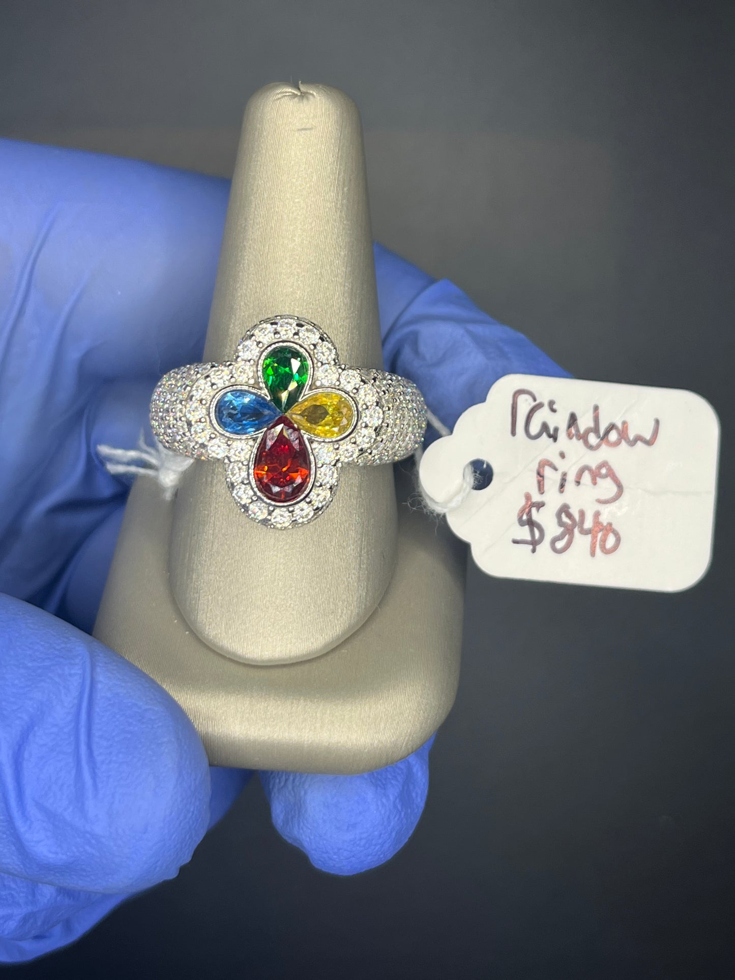 Rainbow Cross Ring
