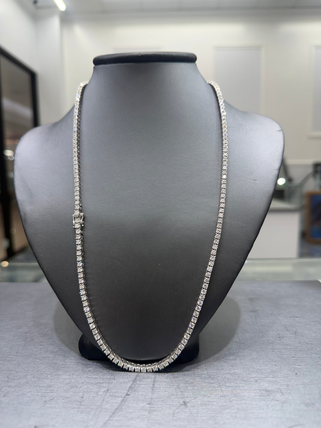 10 POINTER LAB GROWN DIAMOND TENNIS CHAIN