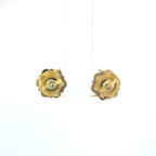 10 MM LAB GROWN DIAMOND EARRINGS FLOWER SETTING