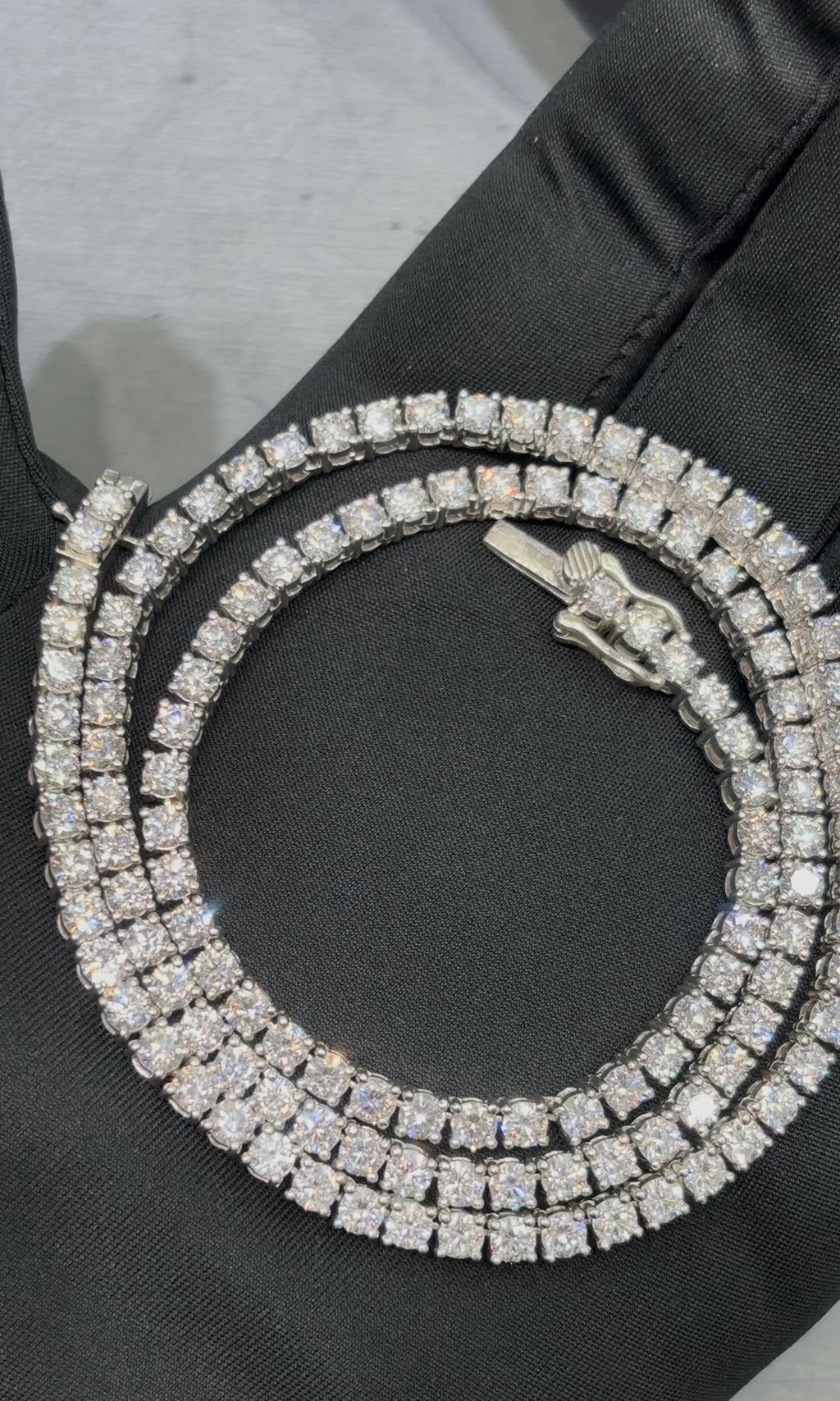 20 POINTER LAB GROWN DIAMOND TENNIS CHAIN *SUPER DEAL*