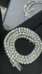30 POINTER LAB GROWN DIAMOND TENNIS CHAIN *SUPER DEAL*