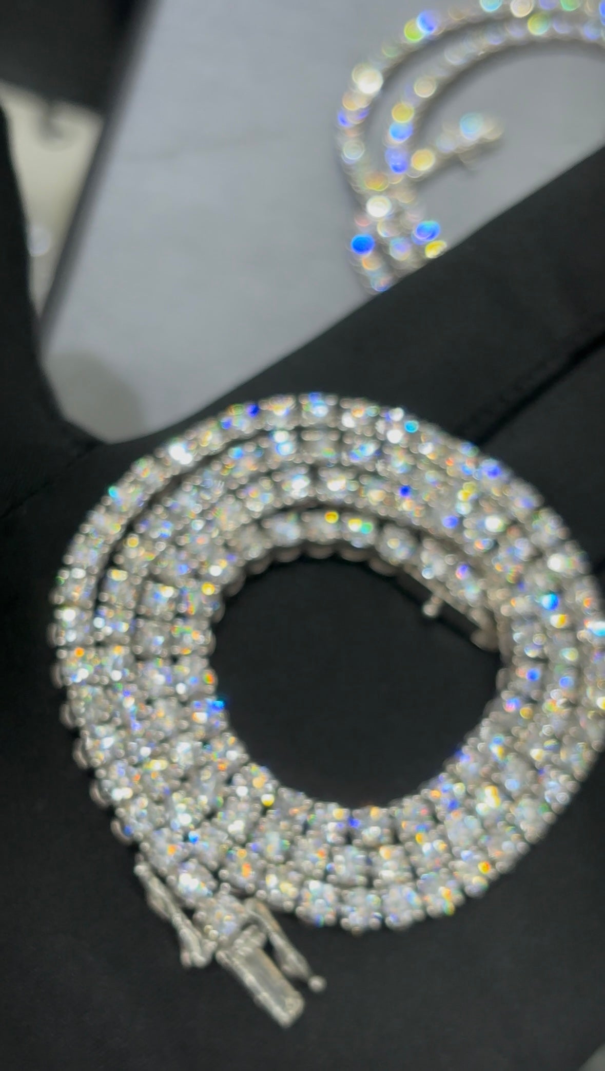 30 POINTER LAB GROWN DIAMOND TENNIS CHAIN *SUPER DEAL*