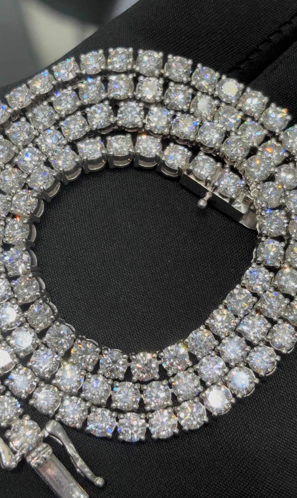 30 POINTER LAB GROWN DIAMOND TENNIS CHAIN *SUPER DEAL*