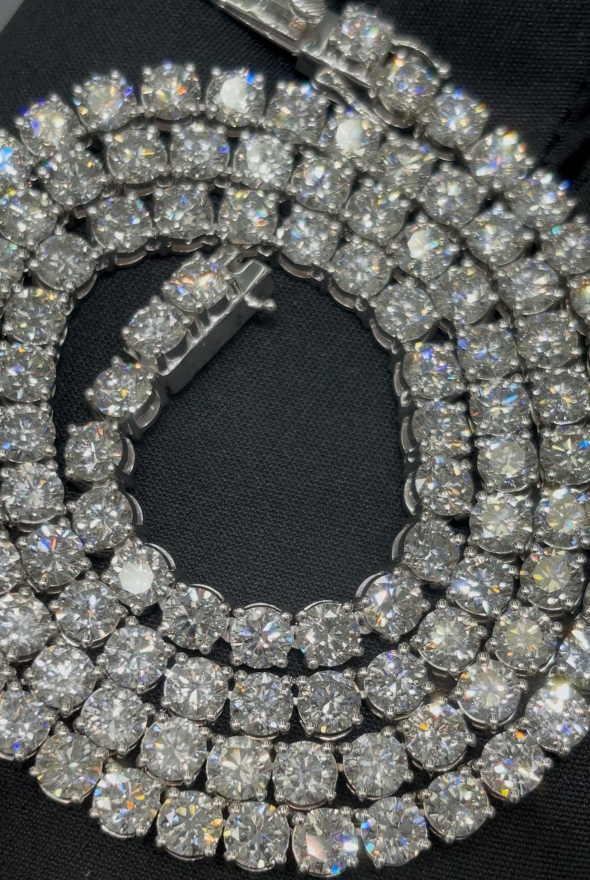 40  POINTER LAB GROWN DIAMOND TENNIS CHAIN