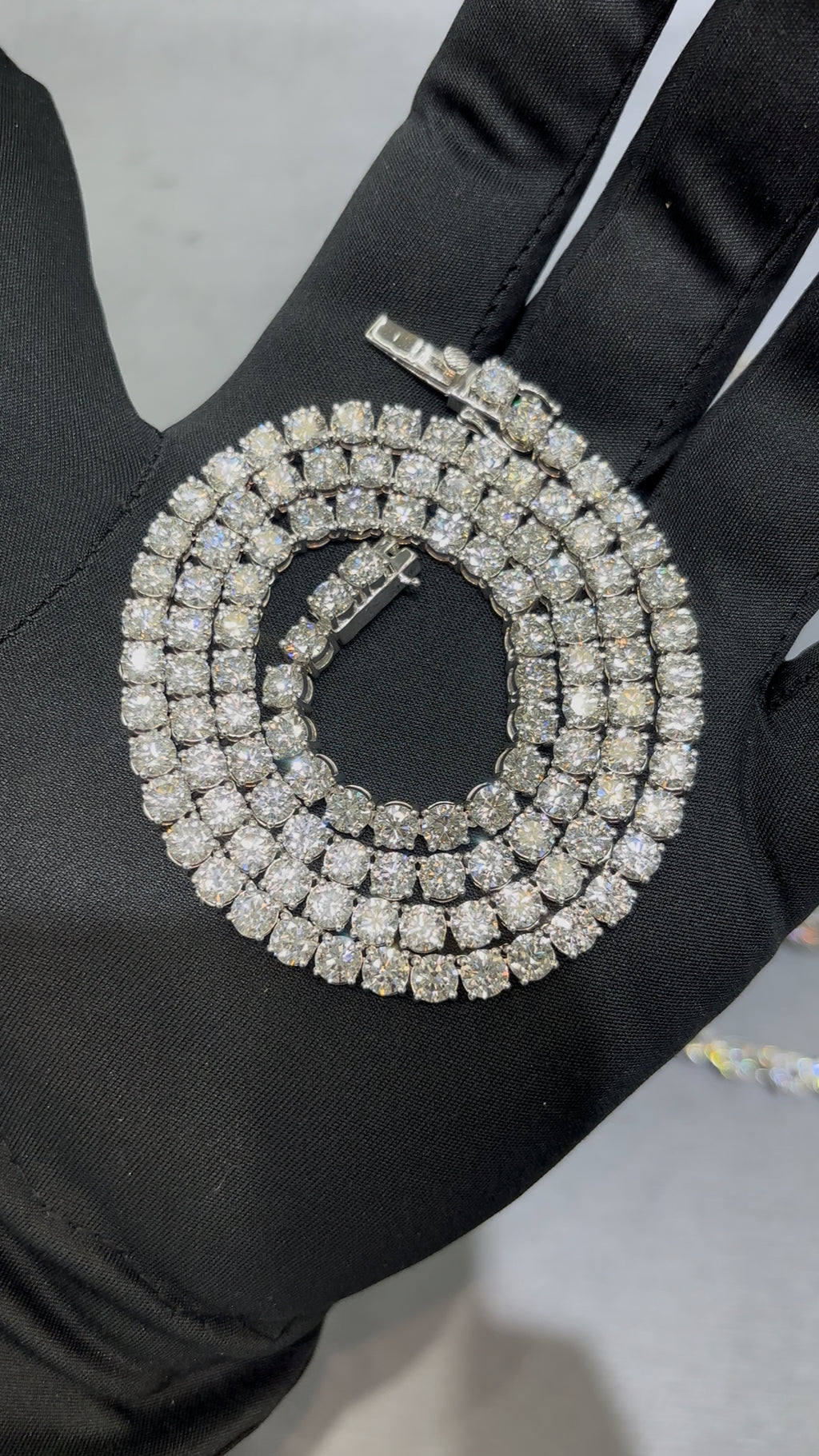 40  POINTER LAB GROWN DIAMOND TENNIS CHAIN