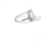 4 CARAT PEAR SHAPE DIAMOND RING