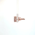 8MM LAB GROWN DIAMOND FLOWER EARRINGS