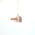 8MM LAB GROWN DIAMOND FLOWER EARRINGS