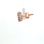 2 CARAT TOTAL FLOWER EARRINGS