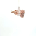 2 CARAT TOTAL FLOWER EARRINGS