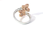 2 Tone Butterfly Ring