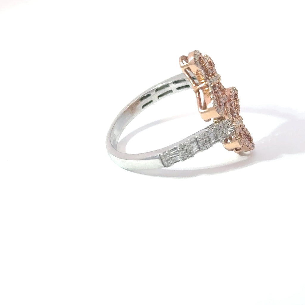 2 Tone Butterfly Ring