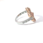 2 Tone Butterfly Ring